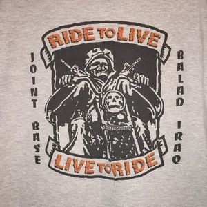 Iraq dealership motorcycle shirt